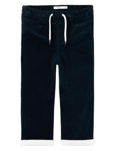 Nmmben Regular Cord Wl Pant 5805-Yt O Bottoms Trousers Navy Name It