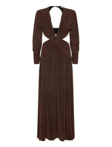 Mabel Maxi Dress Maxikjole Festkjole Brown Love Lolita