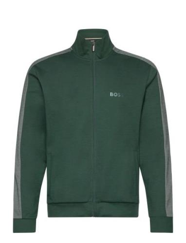 Tracksuit Jacket Tops Sweat-shirts & Hoodies Sweat-shirts Green BOSS