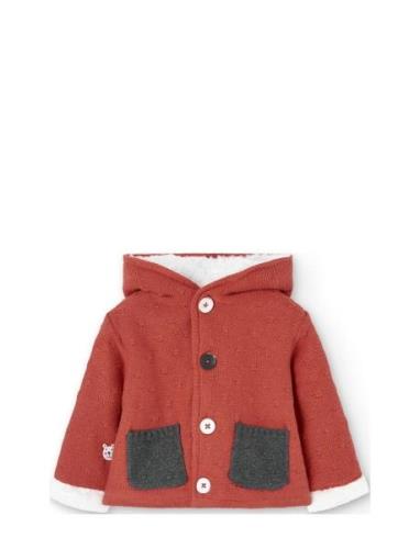 Knitwear Jacket For Baby -Bci Tops Knitwear Cardigans Red Boboli