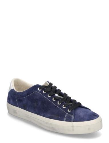 Longwood Distressed Suede Sneaker Lave Sneakers Navy Polo Ralph Lauren