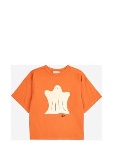 Funny Ghost T-Shirt Tops T-shirts Short-sleeved Orange Bobo Choses