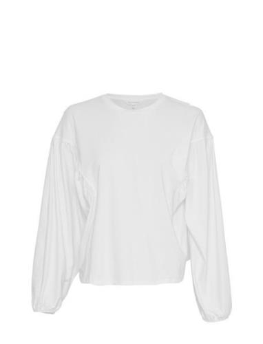 Mschnadaline Top Tops T-shirts & Tops Long-sleeved White MSCH Copenhag...