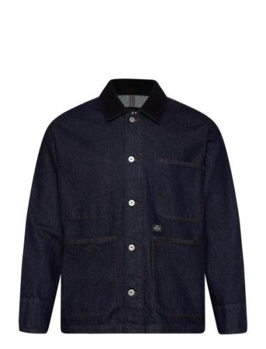 Arizona Denim Chore Jacket Dongerijakke Denimjakke Navy Mads Nørgaard