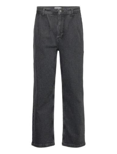 Cfhenry Pleated Wide Jeans Bottoms Jeans Relaxed Grey Casual Friday