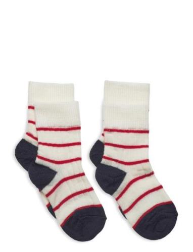 2-Pack Thin Striped Socks Socks & Tights Socks Multi/patterned FUB