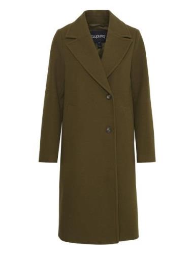 Bycilia Coat 3 - Outerwear Coats Winter Coats Khaki Green B.young