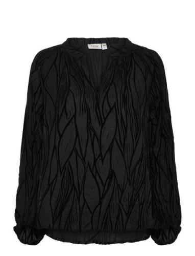 Frjull Bl 1 Tops Blouses Long-sleeved Black Fransa