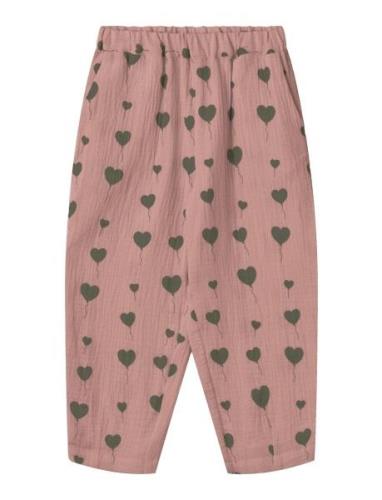 Love Pant Bottoms Trousers Pink Fliink