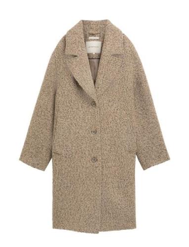 Loose Coat Frakk Jakke Beige Tom Tailor