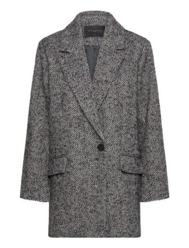 Cmjadalyn-Blazer Blazers Double Breasted Blazers Grey Copenhagen Muse