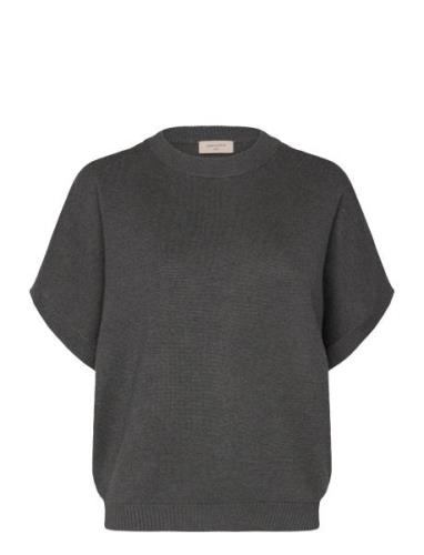 Fqani-Pu-Bat Tops Knitwear Jumpers Grey FREE/QUENT