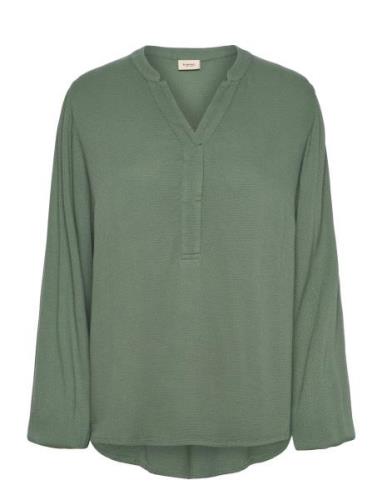 Frhaida Bl 1 Tops Blouses Long-sleeved Green Fransa