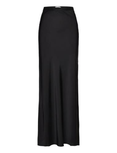 Hana Long Skirt Langt Skjørt Black Ahlvar Gallery