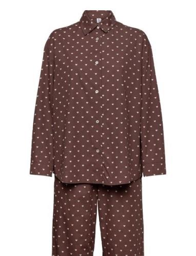 Amor Pyjamas Set Pyjamas Brown Becksöndergaard