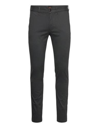 Chino_Slim Bottoms Trousers Chinos Black BOSS