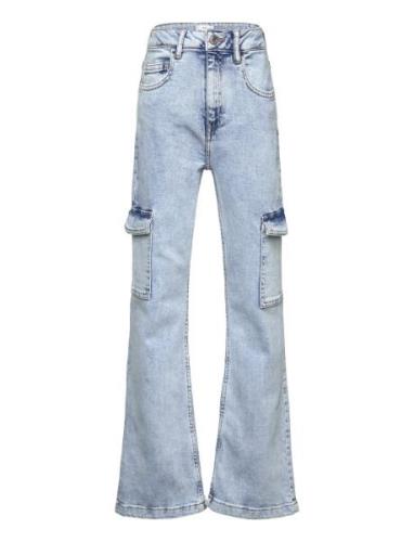 Cargo Jeans Bottoms Jeans Regular Jeans Blue Mango