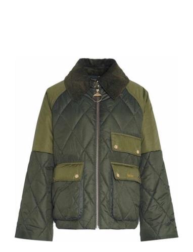 Barbour Milby Quilt Vattert Jakke Khaki Green Barbour