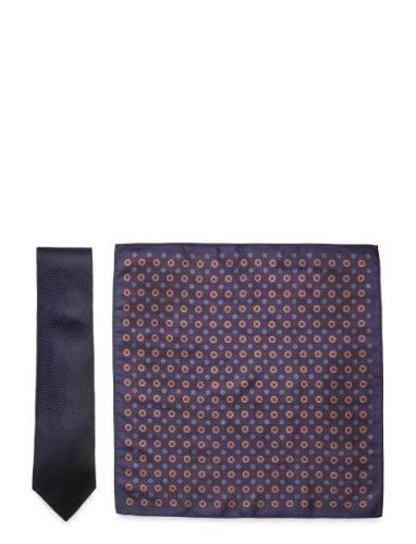 Tie & Pocket Square Slips Navy Amanda Christensen