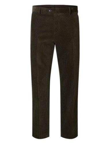 Slhreg-Duca Corduroy Trs Bottoms Trousers Casual Brown Selected Homme