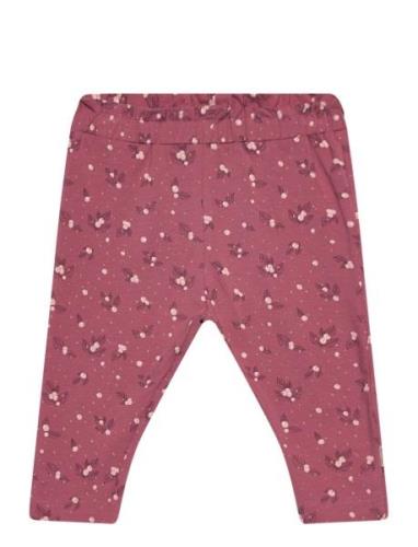 Pants Aop Bottoms Leggings Pink Minymo