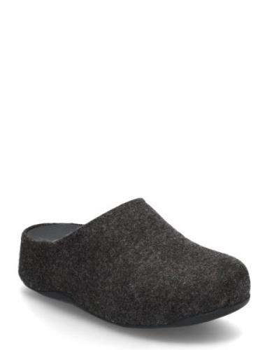 Shuv E01 Cushy Felt Clog Slippers Slippers Tøfler Grey FitFlop