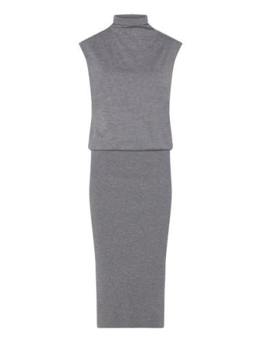 Hester Knelang Kjole Grey Reiss