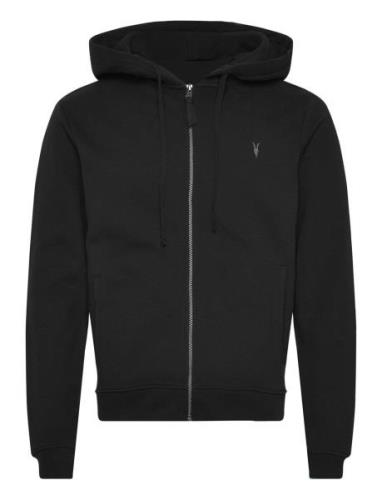 Raven Hoody Tops Sweat-shirts & Hoodies Hoodies Black AllSaints