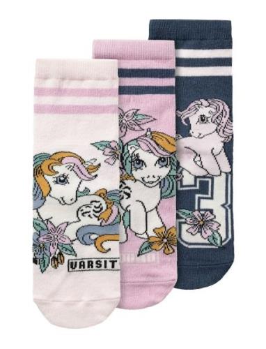 Nmfjojo Mlp 3P Sock Cplg Sokker Strømper Pink Name It