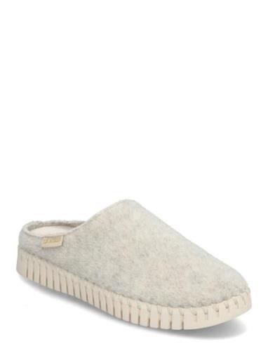 Flats Slippers Tøfler Grey Ilse Jacobsen