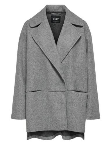 Onlnancy Life Loose Coat Cs Otw Tynn Kåpe Grey ONLY