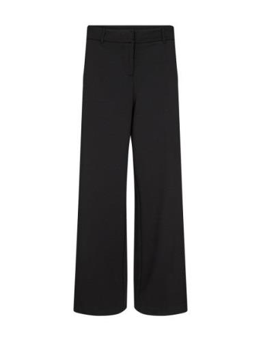 Sc-Daniela Bottoms Trousers Wide Leg Black Soyaconcept