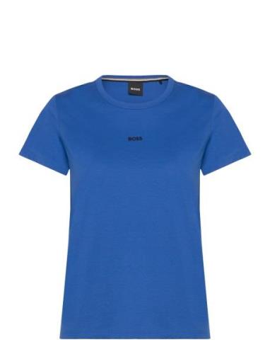 Eventsa Tops T-shirts & Tops Short-sleeved Blue BOSS