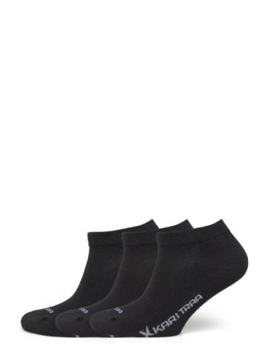 Tåfis Sock 3Pk Sport Socks Footies-ankle Socks Black Kari Traa