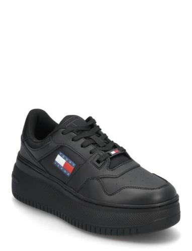 Tjw Retro Basket Flatform Ess Lave Sneakers Black Tommy Hilfiger