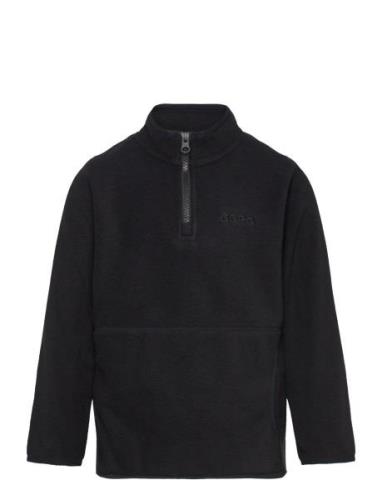 Borg Half Zip Fleece Outerwear Fleece Outerwear Fleece Jackets Black B...