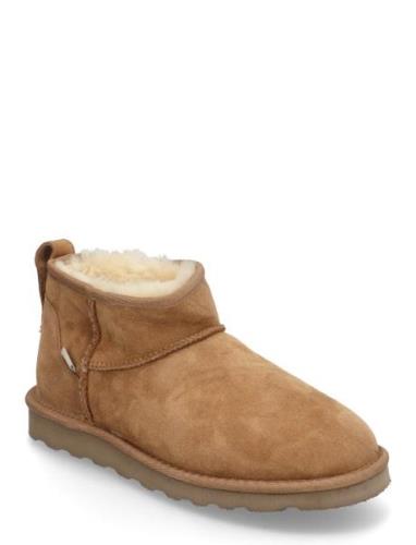 Rhbrisbane Shearling Short Boots Shoes Wintershoes Beige Rosemunde