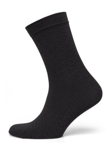 Rs Monogram Pa W Lingerie Socks Regular Socks Black BOSS