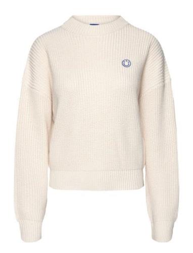 Slogery_B Tops Knitwear Jumpers Cream HUGO BLUE