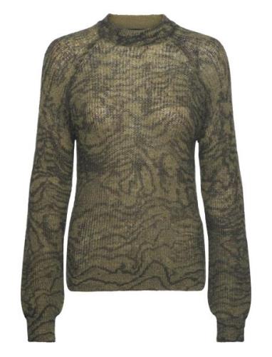 Brampton Tops Knitwear Jumpers Khaki Green Desigual