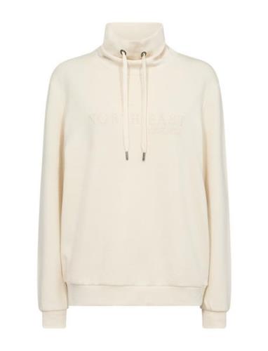 Sc-Banu Tops Sweat-shirts & Hoodies Sweat-shirts Cream Soyaconcept