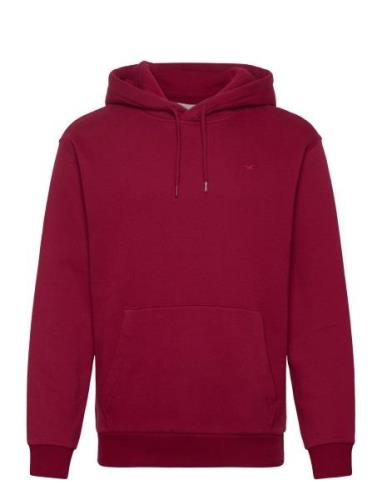 Hco. Guys Sweatshirts Tops Sweat-shirts & Hoodies Hoodies Burgundy Hol...