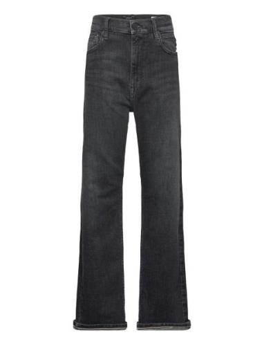 Thad Trousers Boyfriend Bottoms Jeans Wide Jeans Black Replay