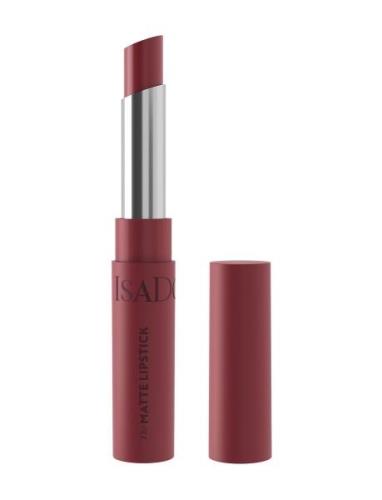 The Matte Lipstick 19 Real Crimson Leppestift Sminke Pink IsaDora