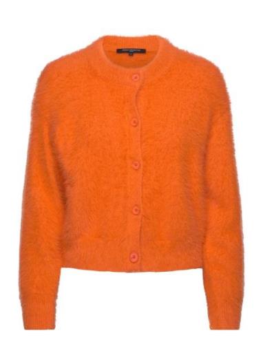 Molly Feather Ls Cardigan Tops Knitwear Cardigans Orange French Connec...