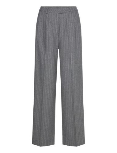 Pipa Pants Bottoms Trousers Suitpants Grey Hosbjerg