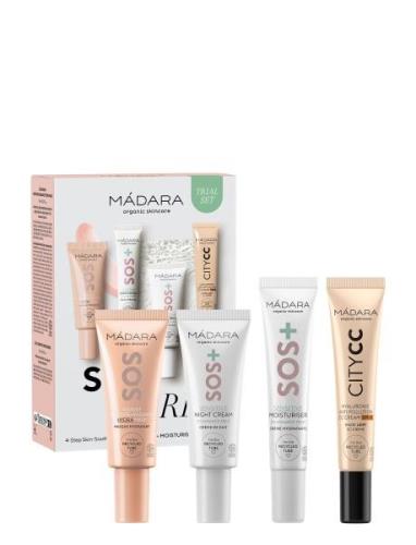 Sos Care 4-Step Skin-Soothing Routine Set Hudpleiesett MÁDARA