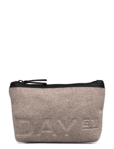 Day Woolen Mini Toalettveske Beige DAY ET