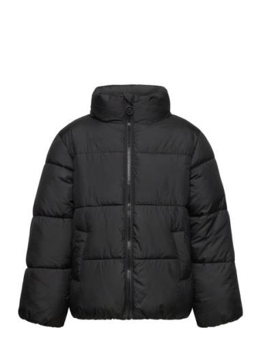 Puffer Jacket Fôret Jakke Black Tom Tailor