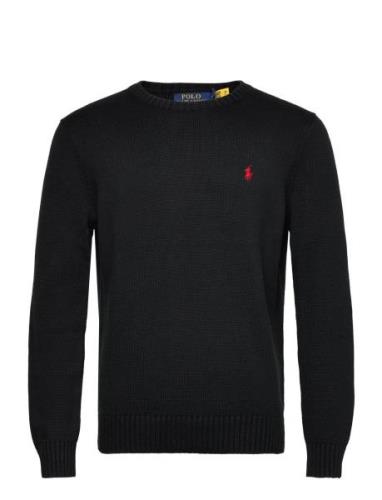 Cotton-Lscnpp7Gg Tops Knitwear Round Necks Black Polo Ralph Lauren